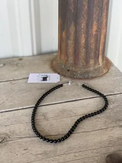 Rustic Rose Jewelry | #312 Black Onyx Necklace