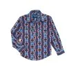 Wrangler | Boys Blue/Multi Checotah LS Shirt 2 Wrangler | Boys Blue/Multi Checotah LS Shirt -Boy Straw Hat Sales Shop 112314896 LF01 SWLL PRD