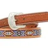 Nocona Belt Co. Nocona | Brown Blue/Multi Beaded Belt -Boy Straw Hat Sales Shop 151231203540