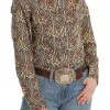 Cinch | Ladies Multi Print LS Shirt -Boy Straw Hat Sales Shop 56EBC6FA 2AE3 46A2 B97E 6083E4A84F57