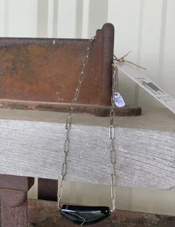 Rustic Rose Jewelry | 16” Black Onyx Stacker Chain Necklace