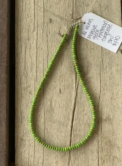 Rustic Rose Jewelry | 22” Mohave Green Kingman Turquoise Necklace