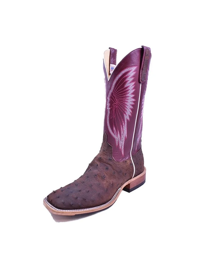 Anderson Bean | Kango Tobacco Mojave Full Quill Ostrich Boot 4 Anderson Bean | Kango Tobacco Mojave Full Quill Ostrich Boot - Image 2