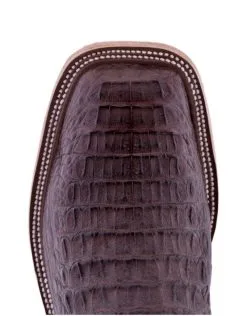 Anderson Bean | Chocolate Lux Hornback Caiman Ladies Boot -Boy Straw Hat Sales Shop Anderson Bean Ladies Chocolate Lux Hornback Caiman Boots 3