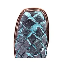 Anderson Bean | Teal Big Bass Ladies Boot -Boy Straw Hat Sales Shop Anderson Bean Ladies Teal Big Bass Boot 2