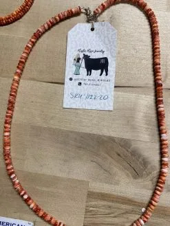 Rustic Rose Jewelry | Red Spiny Oyster Necklaces