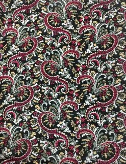 Wyoming Traders | Frontier Calico Wild Rag -Boy Straw Hat Sales Shop Black 9