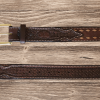Texas Saddlery LLC Texas Saddlery | Chocolate Buckstitch Combo Belt -Boy Straw Hat Sales Shop CBC