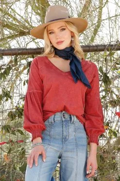 Cruel | Ladies Marsala Raglan Shirt