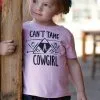 Cruel | Toddler Can't Tame A Cowgirl T-Shirt