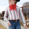 Cruel Denim | Girls Multi Western Pearl Snap LS Shirt -Boy Straw Hat Sales Shop CTW3370010
