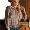Cruel Denim | Western Pearl Snap LS Shirt -Boy Straw Hat Sales Shop CTW7383005