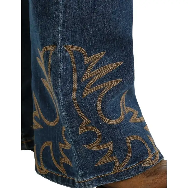 Cinch Cruel Denim | Slim Fit Hannah Boot Stitch Embroidered Flare Leg Jeans 7 Cinch Cruel Denim | Slim Fit Hannah Boot Stitch Embroidered Flare Leg Jeans - Image 5