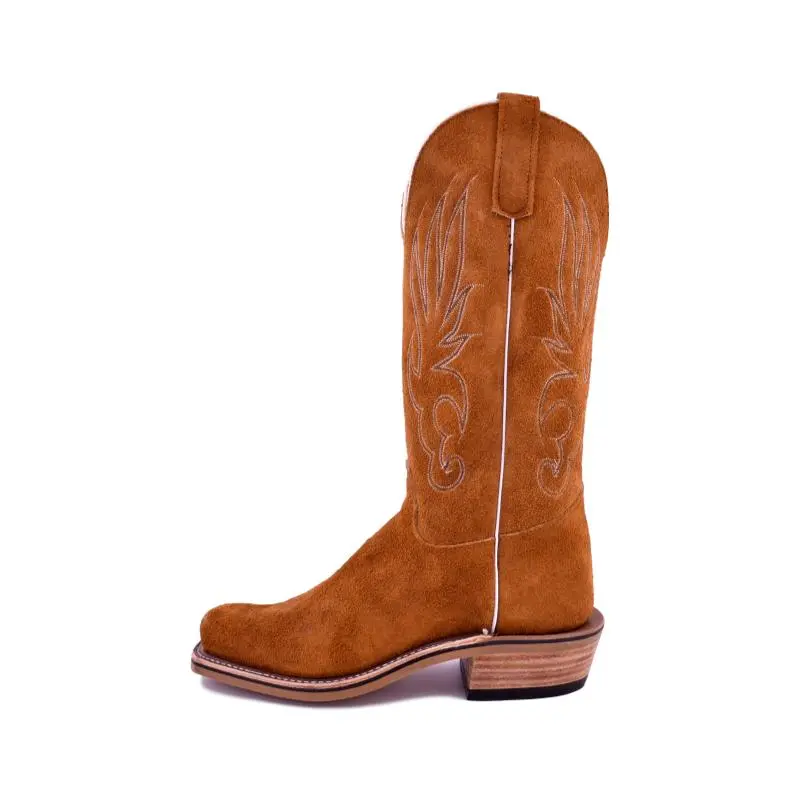 Olathe Boot Co. | All-Over Rust Crazy Horse Roughout Boot 4 Olathe Boot Co. | All-Over Rust Crazy Horse Roughout Boot - Image 2