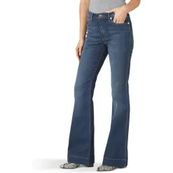 Wrangler | Retro Green Jean - Diane High Rise Trouser