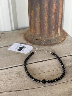Rustic Rose Jewelry | #313 Black Onyx Necklace