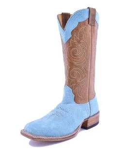 Fenoglio Boot Co. | Tiffany Blue Roughout Ladies Boot