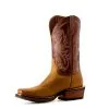 Horse Power | Honey Crazyhorse SN Toe Kids Boot -Boy Straw Hat Sales Shop HP6108 400x400 FrontAngled