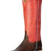 Horse Power Top Hand | Brown Shrunken Shoulder 16" Boot