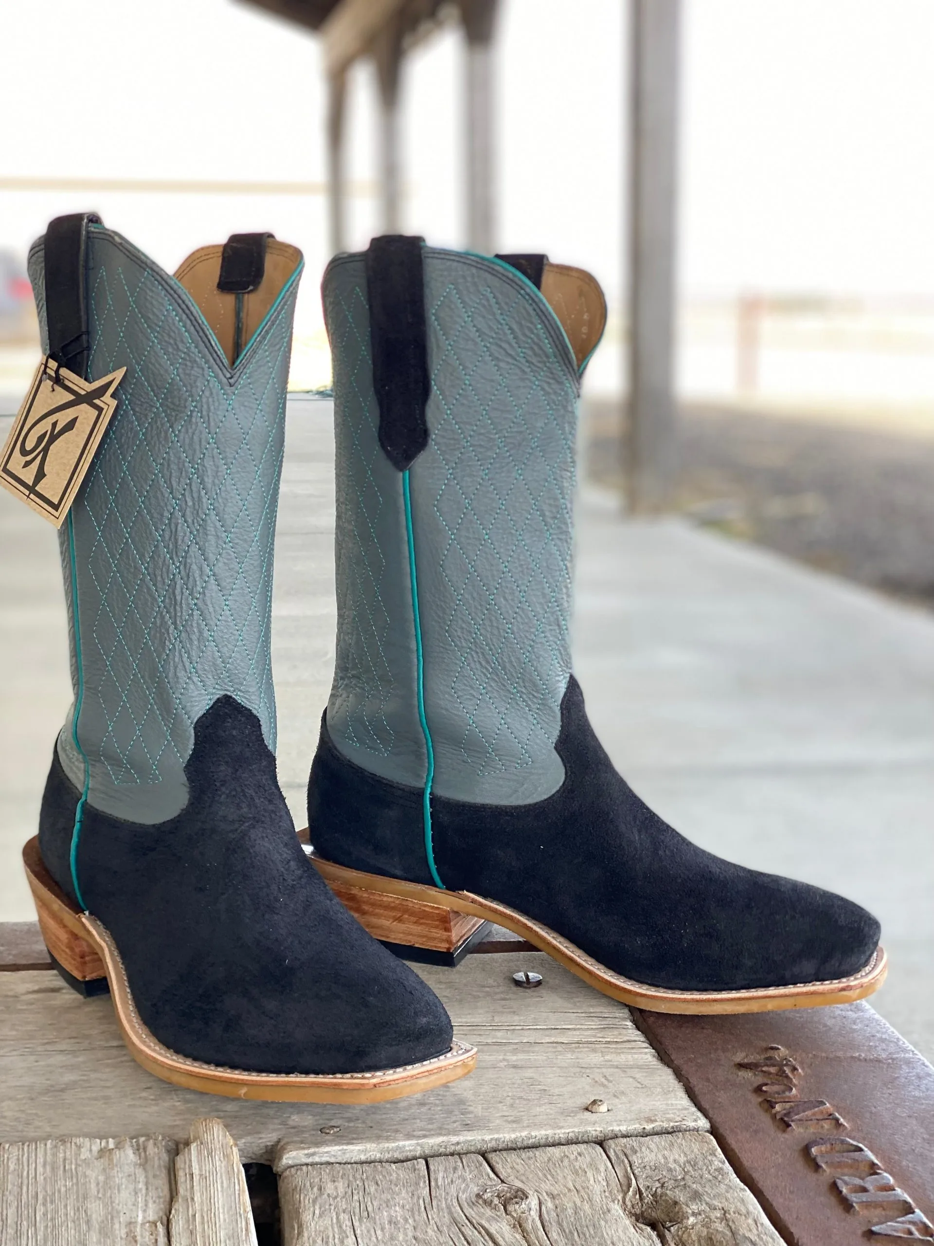 Fenoglio Boot Co. | Black Victoria Rough Out Boot 3 Fenoglio Boot Co. | Black Victoria Rough Out Boot