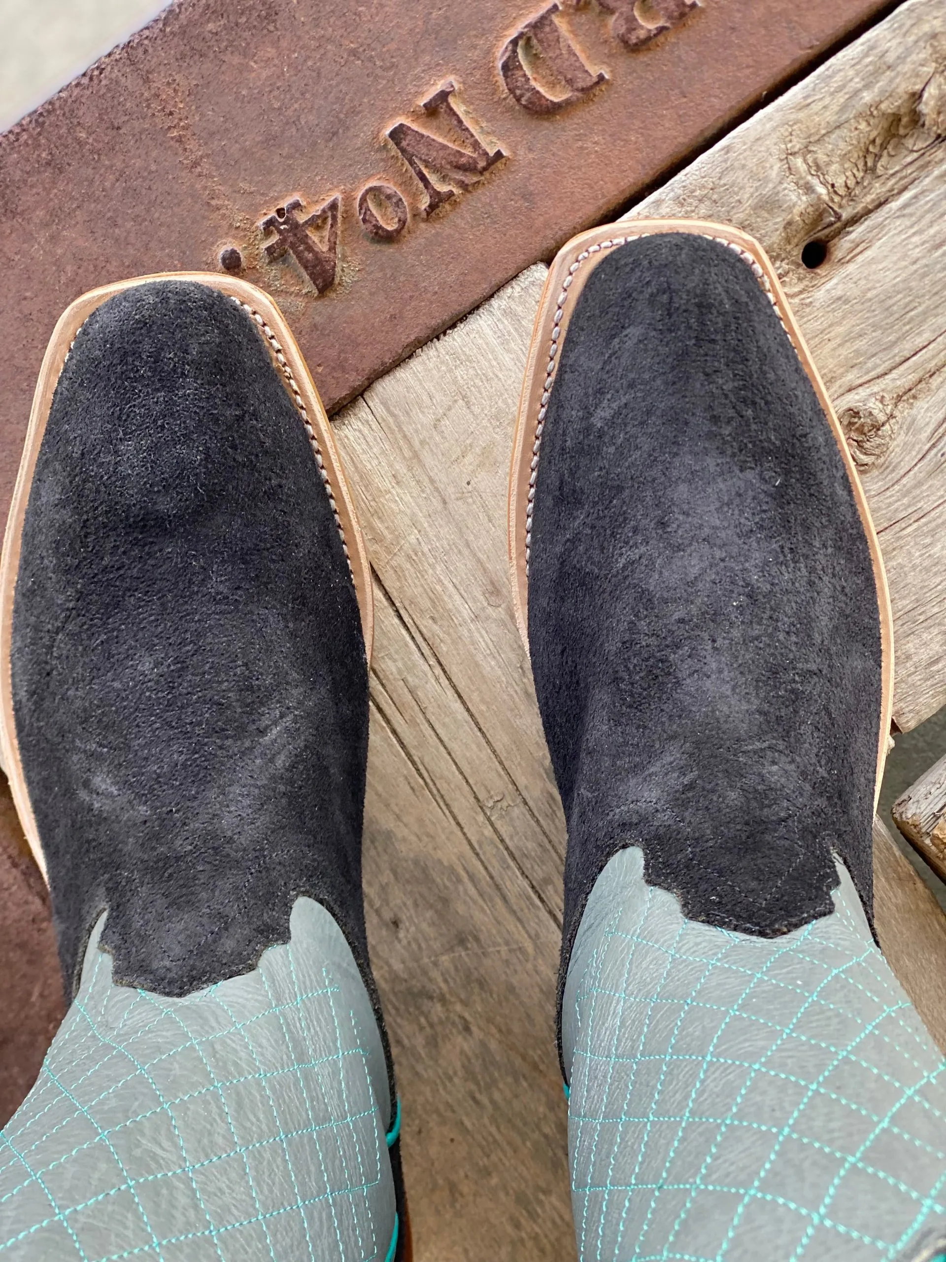 Fenoglio Boot Co. | Black Victoria Rough Out Boot 5 Fenoglio Boot Co. | Black Victoria Rough Out Boot - Image 3