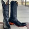 Fenoglio Boot Co. | Black Smooth Italian Ladies Boot