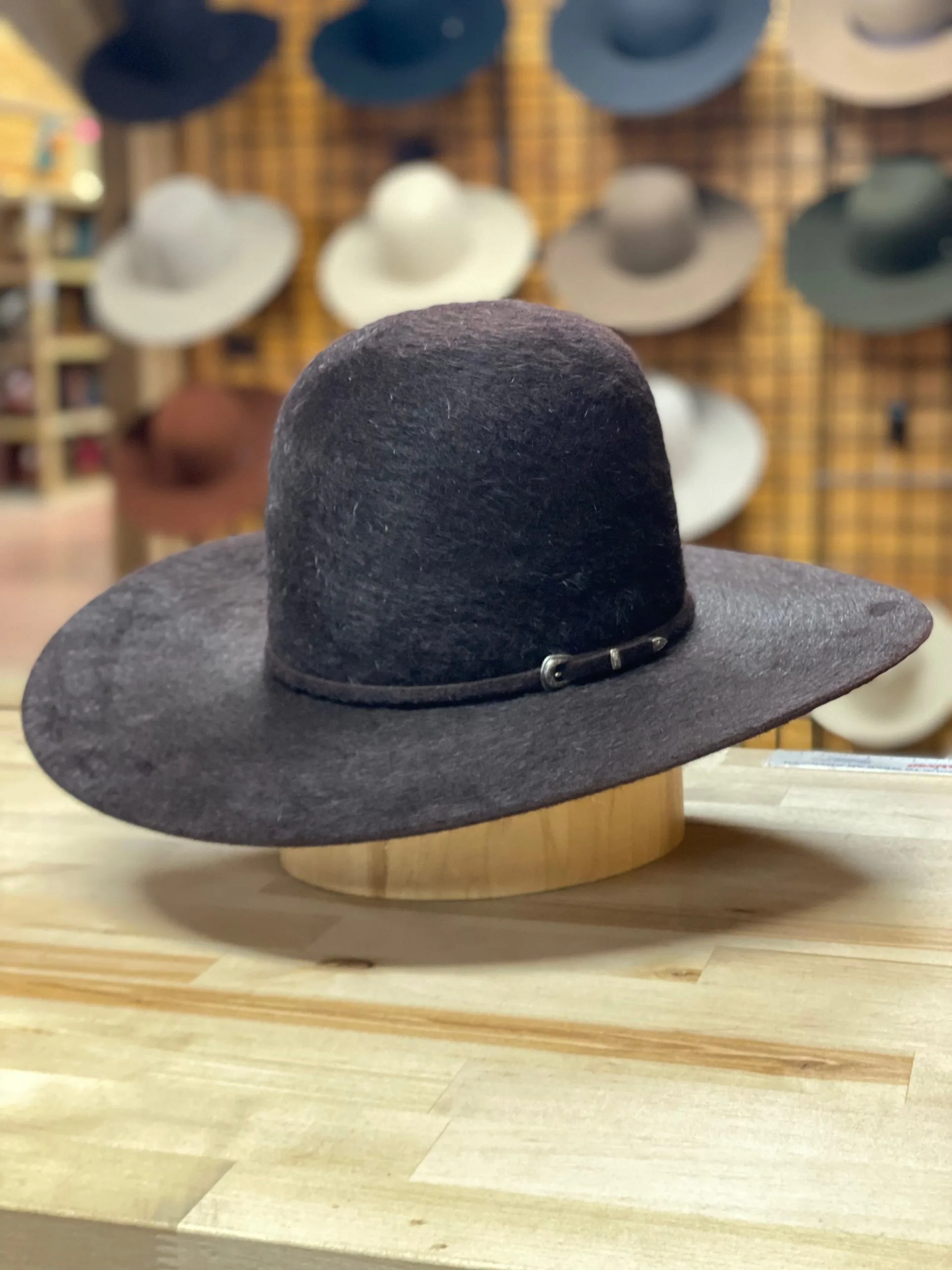 Rodeo King | Black Cherry 10X Grizzly Felt Cowboy Hat 3 Rodeo King | Black Cherry 10X Grizzly Felt Cowboy Hat