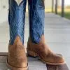 Olathe Boot Co. | Natural Brahma Bison J Toe Boot -Boy Straw Hat Sales Shop IMG 4988