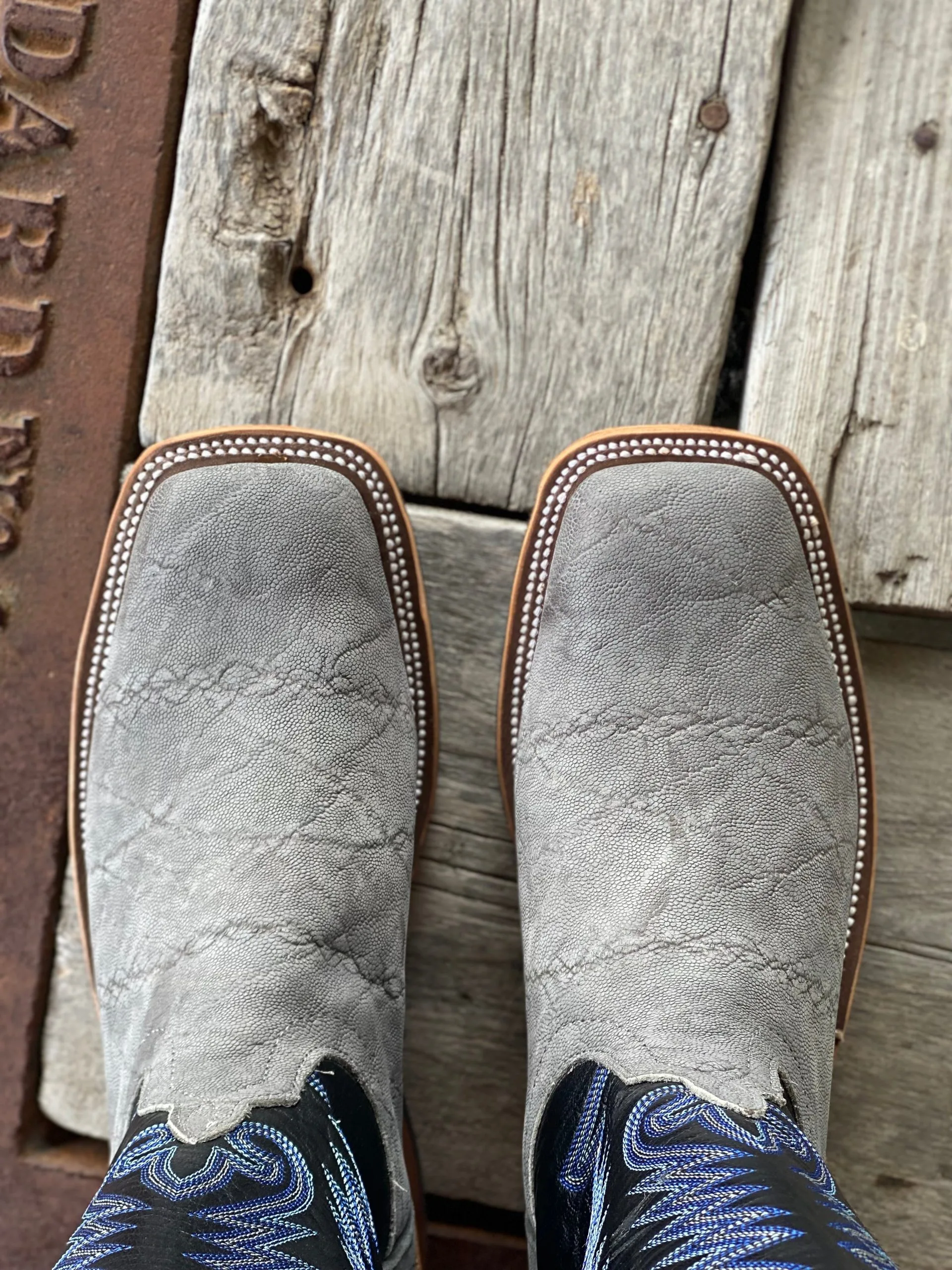 Anderson Bean | Grey Buffed Elephant Boot 5 Anderson Bean | Grey Buffed Elephant Boot - Image 3