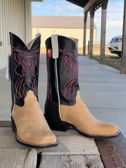 Olathe Boot Co. | Teak Crazyhorse/Black Glove Boot