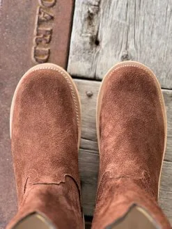 Fenoglio Boot Co. | Chocolate Fuji Roughout Work Boot 7 Fenoglio Boot Co. | Chocolate Fuji Roughout Work Boot -Boy Straw Hat Sales Shop IMG 8281 1