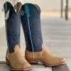 Fenoglio Boot Co. | Havana Nubuck Tall Top Boot -Boy Straw Hat Sales Shop IMG 8517 1