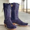 Fenoglio Boot Co. | Electric Purple Roughout Boot -Boy Straw Hat Sales Shop IMG 8936