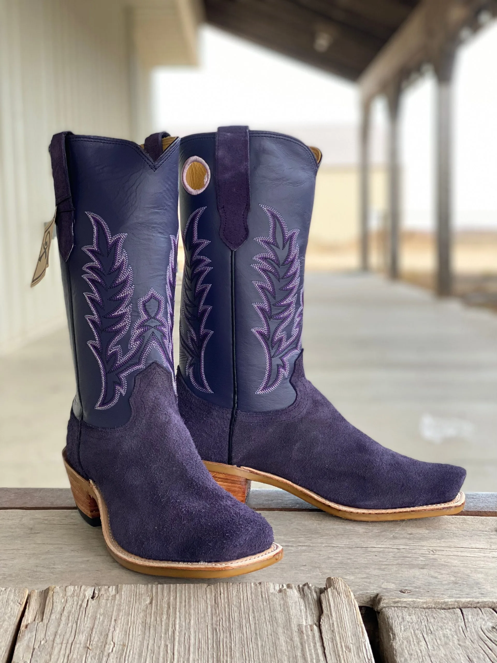 Fenoglio Boot Co. | Electric Purple Roughout Boot 3 Fenoglio Boot Co. | Electric Purple Roughout Boot