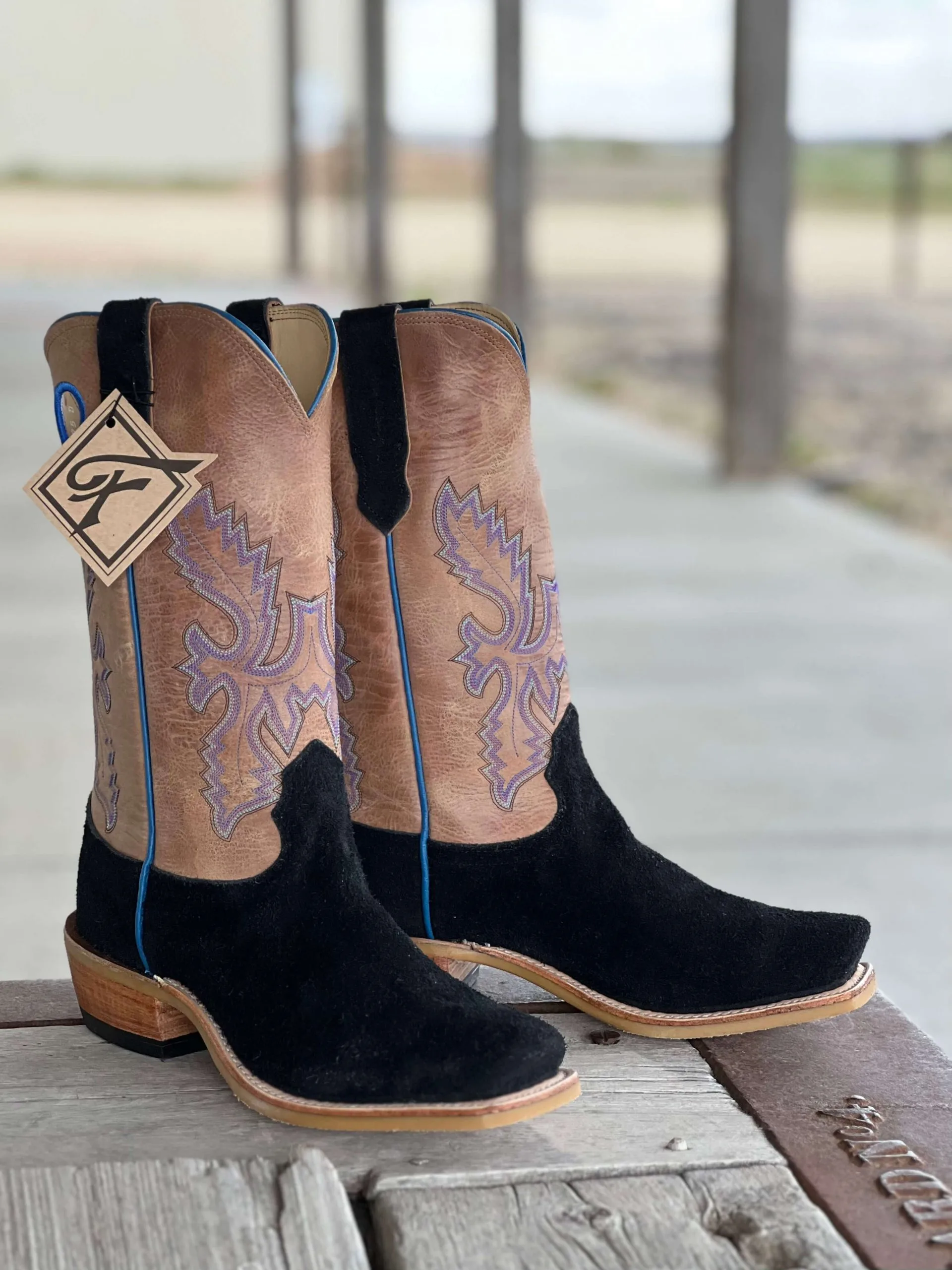 Fenoglio Boot Co. | Black Victoria Roughout W/ Dublin Boot 3 Fenoglio Boot Co. | Black Victoria Roughout W/ Dublin Boot