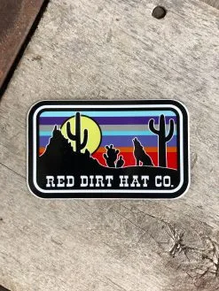 Red Dirt Hat Co. Red Dirt | Coyote Sticker