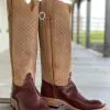 Olathe Boot Co. | Kango Tabacco SM Ostrich Tall Top Boot -Boy Straw Hat Sales Shop IMG 1203