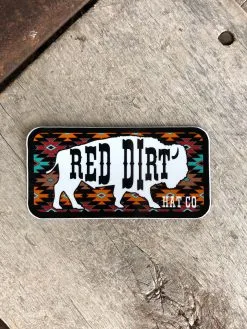Red Dirt Hat Co. Red Dirt | Great White Buffalo Aztec Sticker