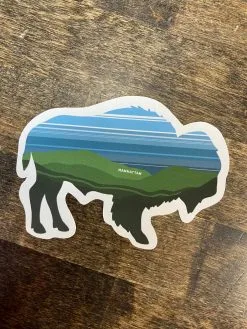 Bison Range Studio Bison Range | Manhattan Native Sticker