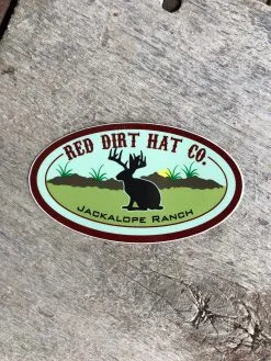 Red Dirt Hat Co. Red Dirt | Jackalope Ranch Sticker