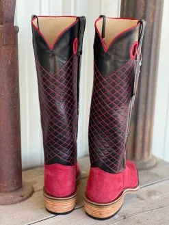 Olathe Boot Co. | Firebird Pig Suede Tall Top Boot -Boy Straw Hat Sales Shop IMG 23222