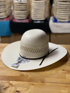 Twister | Open Crown 4 1/2" Shantung Straw Hat