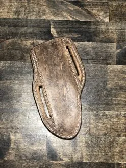 Cedar Ridge Leather | Leather Pancake Knife Sheath -Boy Straw Hat Sales Shop IMG 3830
