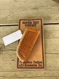 WESTERN FASHION ACCESSORIES, INC Ranger Belt Co. | Light Oiled Basket Weave 3.5" Knife Sheath
