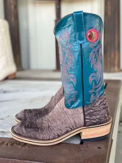 Olathe Boot Co. | Brown Washed Shoulder Boot -Boy Straw Hat Sales Shop IMG 4060