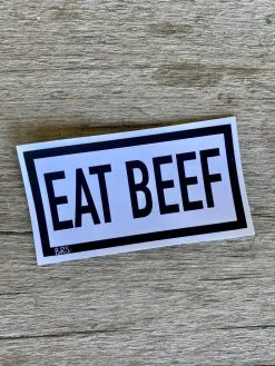 Bison Range Studio Bison Range | Eat Beef Sticker