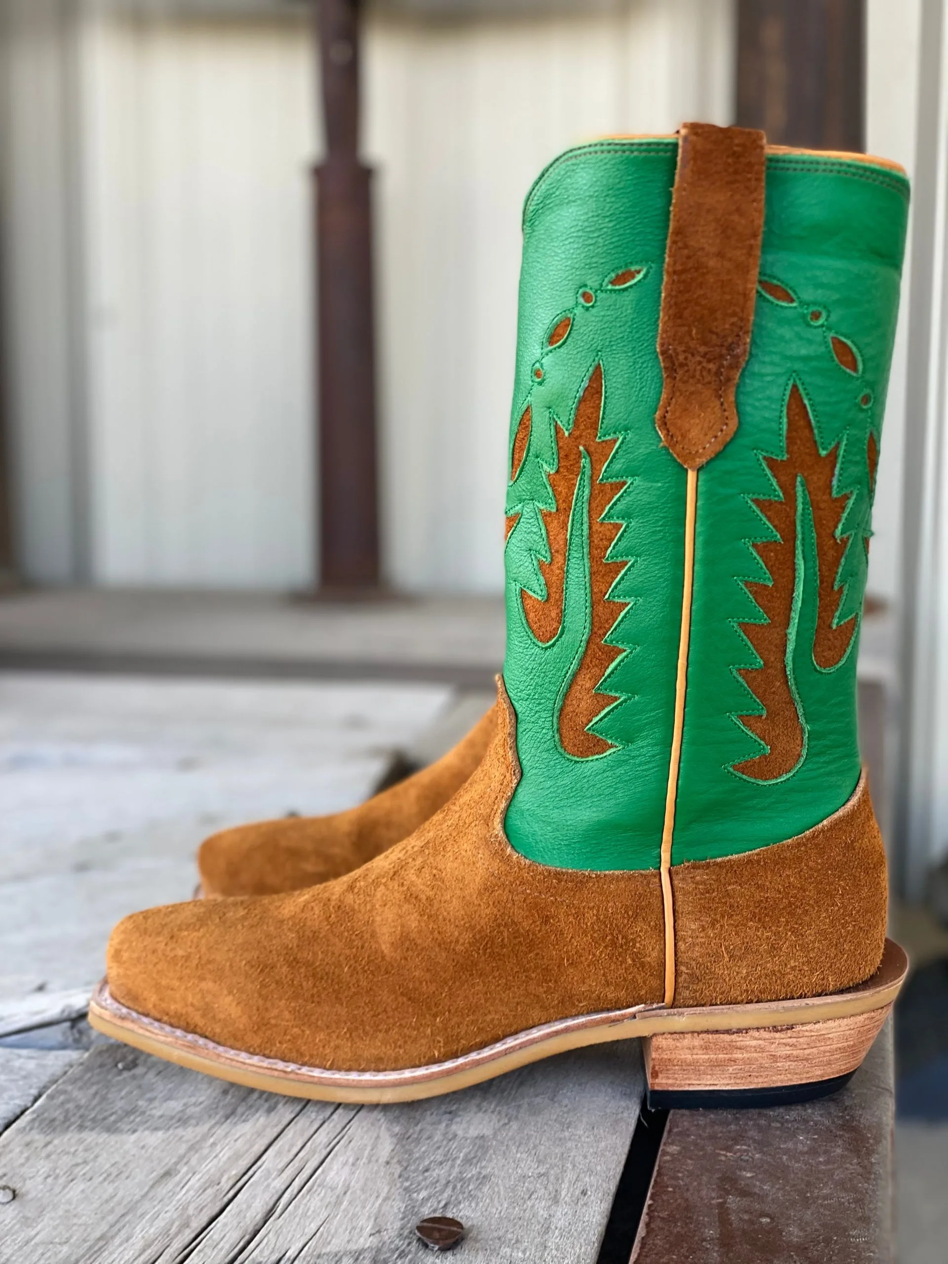 Fenoglio Boot Co. | Red Brown Roughout Boot 4 Fenoglio Boot Co. | Red Brown Roughout Boot - Image 2