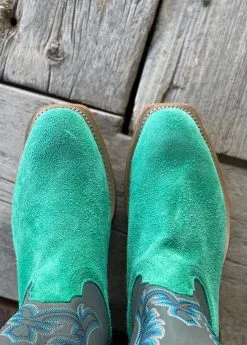 Fenoglio Boot Co. | Jade Moto Rough Out Boot -Boy Straw Hat Sales Shop IMG 4849