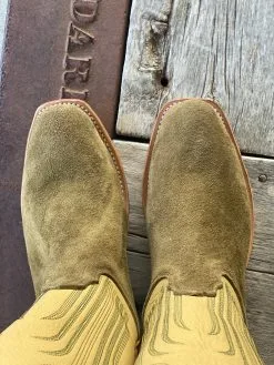 Fenoglio Boot Co. | Olive Arizona Rough Out Ladies Boot 7 Fenoglio Boot Co. | Olive Arizona Rough Out Ladies Boot -Boy Straw Hat Sales Shop IMG 5097 3aa58018 8f86 4a79 af39 05386aabbe6b