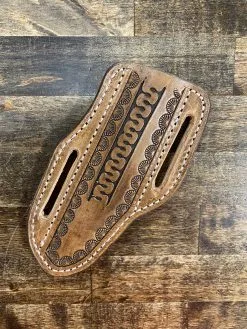 Cedar Ridge Leather | Leather Pancake Knife Sheath -Boy Straw Hat Sales Shop IMG 5840